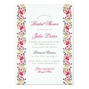 Classical Pearl Swan Floral Frame Front View