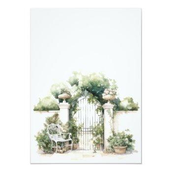 Classy French Garden Landscape Front View