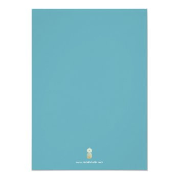 Coastal Colors Wedding Seating Chart, Table Plan Invitation Front View