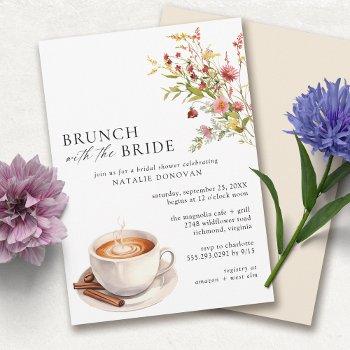 coffee garden | cute spring bridal shower brunch invitation