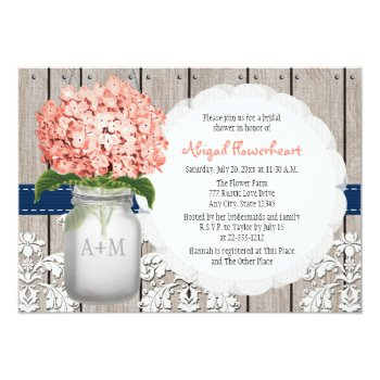 Hydrangea Bridal Shower Invitations Bridaldelight