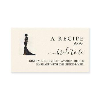 costume men tuxedo bold black tie bridal shower enclosure card