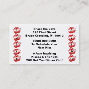 couples keep romance alive punch cards love loyal