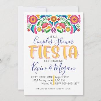 couples shower fiesta celebration bridal shower invitation