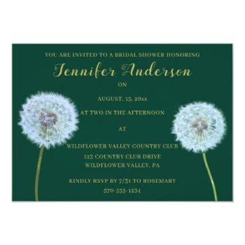 Dandelions Dandelion Clocks Wedding Front View