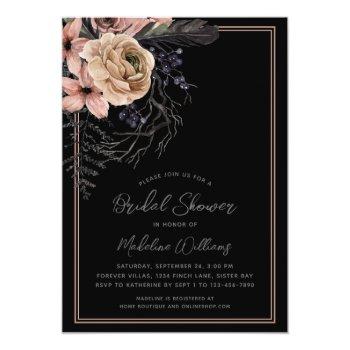 Dark Floral Front View