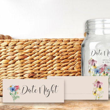 date night idea wildflower charm botanical card