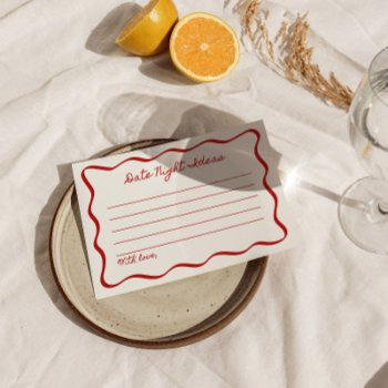 date night ideas bridal shower game wavy border enclosure card
