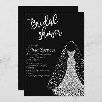 diamond bridal shower invitation