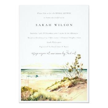 Dusky Coastal Beach Sun Seascape Front View