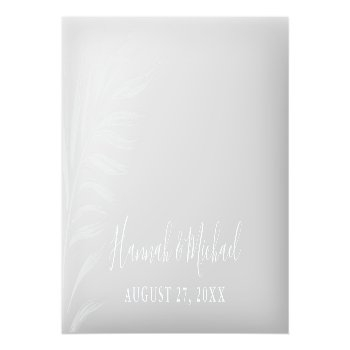 Elegant Blue And Teal Watercolor Beach Wedding Place Card Front View