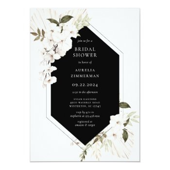 Elegant Bohemian Floral Front View