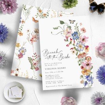 elegant brunch bridal shower invitation