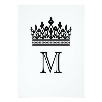 Elegant Monogram Crown Seal Embosser Front View