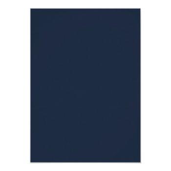 Elegant Script Navy & Blush Floral Front View