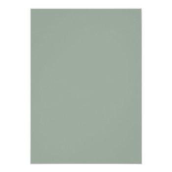 Elegant White Gray Green Please Bring A Recipe Enclosure Card Front View