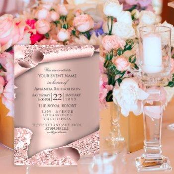 enchant your guests with sweet 16th & bridalshower invitation