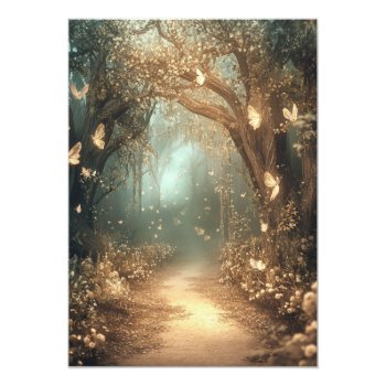 Enchanted Forest Trees Fairy Lights Front View