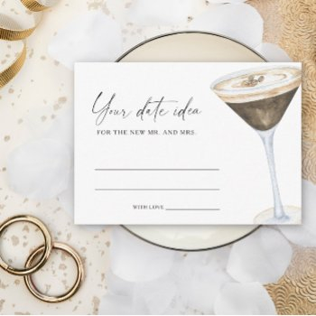 espresso martini bridal shower ideas date jar enclosure card