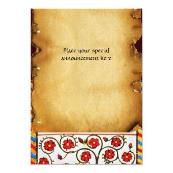 Eternal Love  Monogram Invitation Front View