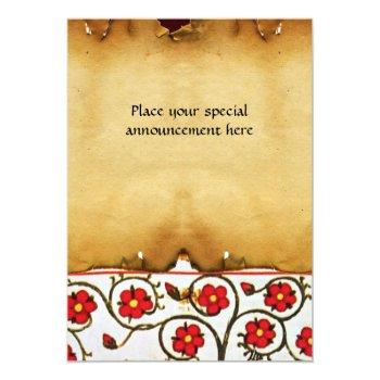 Eternal Love  Monogram Invitation Front View