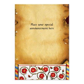 Eternal Love  Monogram Invitation Front View