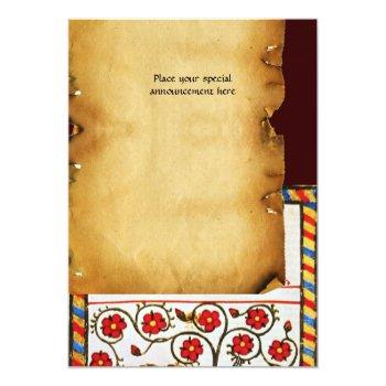 Eternal Love  Monogram Invitation Front View