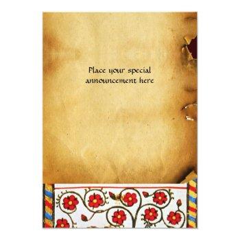 Eternal Love Monogram Invitation Front View