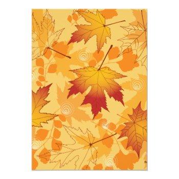 Fall Intensity Invitation Front View