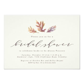 Fall Leaves Front View