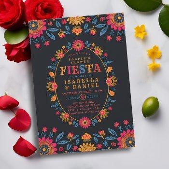 fiesta coed mexican rancho wedding couple shower invitation