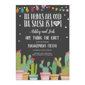 fiesta engagement invitation bridal shower couples