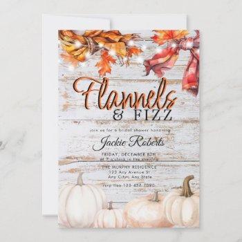 flannel | fizz | rustic bridal shower invitation