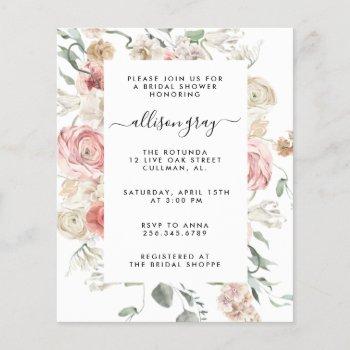 floral bridal invitation | annabeth