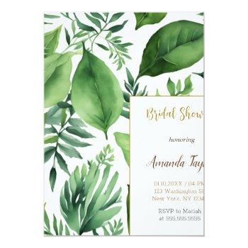 Floral Greenery Minimal Calligraphy Front View