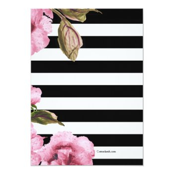 Flowers And Fragrance Invitation Front View