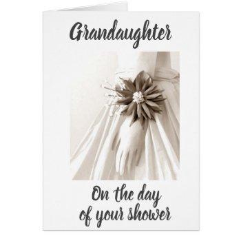 "for your shower for a  **special granddaughter**