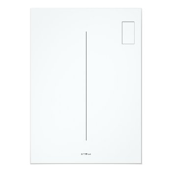 Gilmore Girls Watercolor Icons Bridal Shower Postcard Front View