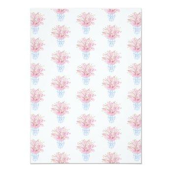 Girly Feminine Pink Floral Chintz Front View