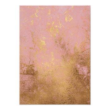 Glitter Metallic Rose Gold Front View
