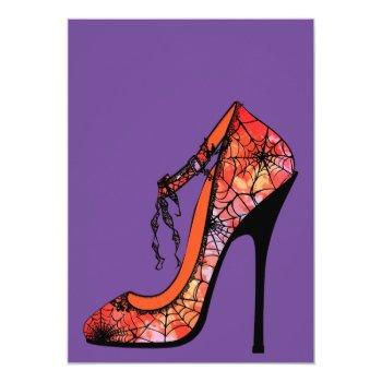 Gothic High Heel Shoe Halloween Front View