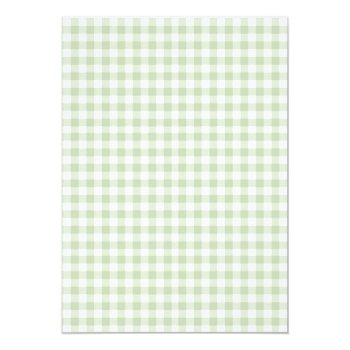 Green Gingham Fresh Off The Market Front View