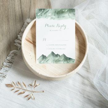 green mountain country calligraphy rsvp