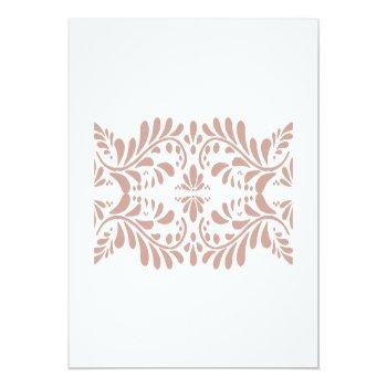 Green Talavera Tile Detail Card Invitation Insert Front View