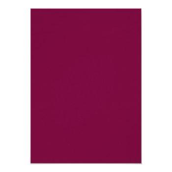 His & Hers Simple Merlot Couple Shower Bridal Invitation Front View