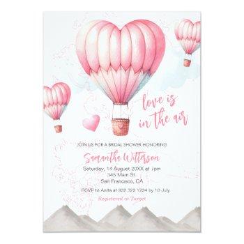 Hot Air Balloon Love Is In The Air Front View
