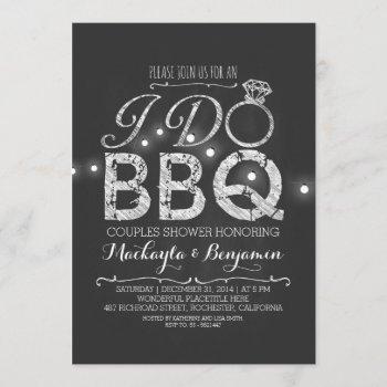 i do bbq couples shower invitation