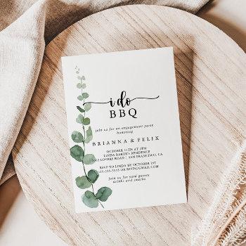 i do bbq delight eucalyptus engagement party  invitation