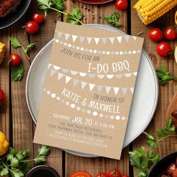 i do bbq kraft couples bridal shower invitation