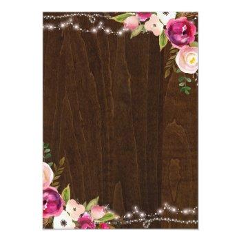 I Do Crew Rustic  Florals Front View
